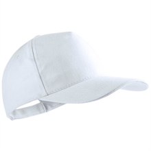 Gorra algodón peinado blanca publicidad peñas | gorras