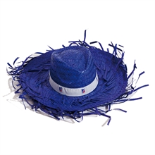 Sombrero grabado color azul | sombreros