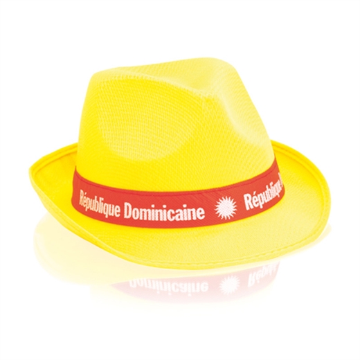 Sombrero amarillo personalizado | Sombreros de paja